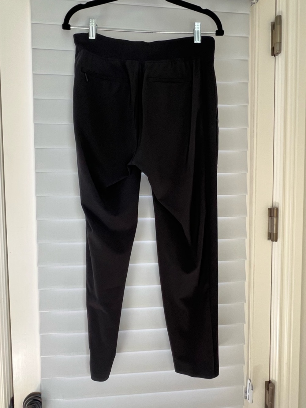 Athleta Black Straight-Leg Pull-On Pants - Picture 3 of 7
